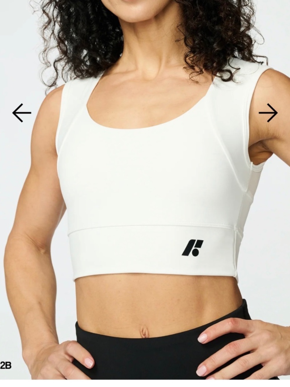 Forme Power Bra in White/Cloud size XL